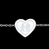 ZUUZ chain link bracelets bangles stainless steel jewelry accessories charm for women female femme braclet friendship